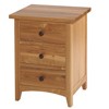 Bedside Table With Three Drawers