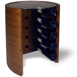 Wine Rack Lamp Table