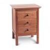 Bedside Table With Three Drawers